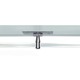 Monorail Rectangular Power Feed Canopy Single Feed - Chrome / Polished Chrome Monorail Rectangular Power Feed Canopy Single Feed - Chrome / Polished Chrome