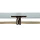 Monorail Rectangular Power Feed Canopy Dual Feed - Antique Bronze / 
