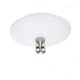 Monorail 600W Dual Feed Surface Magnetic Transformer - White / Satin Nickel