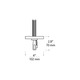 2-Circuit Monorail 4 Inch Round Single Feed Canopy - Satin Nickel 2-Circuit Monorail 4 Inch Round Single Feed Canopy - Satin Nickel /