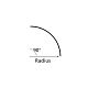 T-Trak Pre bent 90 Degree Curve Track - Satin Nickel T-Trak Pre bent 90 Degree Curve Track - Satin Nickel /