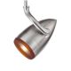 T-Trak Breeze CMH 39W T4 Head - 15 Degree Beam Spread - Satin Nickel / Amber