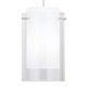 T Trak Echo Pendant - Satin Nickel / Clear