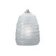T-Trak Small Nest Pendant - Satin Nickel / Frost White