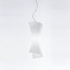 Twister Pendant - Satin Nickel / Matte White Twister Pendant - Satin Nickel / Matte White