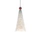T-Trak Ovation Large Pendant W / Red Ball - Satin Nickel / White/Red T-Trak Ovation Large Pendant W / Red Ball - Satin Nickel / White/Red