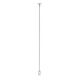 T-Trak Rigid Standoff W / Connector - Satin Nickel T-Trak Rigid Standoff W / Connector - Satin Nickel /