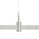T-Trak Adjustable Standoff W / Out Connector - Satin Nickel T-Trak Adjustable Standoff W / Out Connector - Satin Nickel /