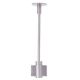 T-Trak Rigid Standoff W / Isolating Connector - Satin Nickel T-Trak Rigid Standoff W / Isolating Connector - Satin Nickel /