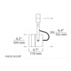 T-Trak Spot Incandescent PAR30S Head - /