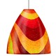 Mosaic Big Ben Pendant - Satin Nickel / Red Mosaic Big Ben Pendant - Satin Nickel / Red