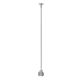 T-Trak 4 Inch Rigid Standoff W / T Connector  - Satin Nickel / 