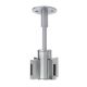 T-Trak 4 Inch Rigid Standoff W / X Connector - Satin Nickel T-Trak 4 Inch Rigid Standoff W / X Connector - Satin Nickel /