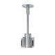 T-Trak 4 Inch Rigid Standoff W / X Connector - Satin Nickel T-Trak 4 Inch Rigid Standoff W / X Connector - Satin Nickel /