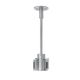 T-Trak 4 Inch Rigid Standoff W / X Connector - Satin Nickel T-Trak 4 Inch Rigid Standoff W / X Connector - Satin Nickel /