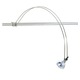 Archie Wall Monorail Head - Satin Nickel / 