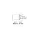 Wall Monorail 2 Inch Square Power Feed Canopy - /