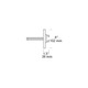 Wall Monorail 4 Inch Round Power Feed Canopy Single-Feed -  / 