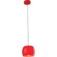 Caps Pendant - Chrome / Red Gloss Caps Pendant - Chrome / Red Gloss
