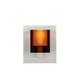 Cube Wall Sconce - Satin Nickel / Amber Cube Wall Sconce - Satin Nickel / Amber