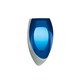 Fire Wall Sconce - Satin Nickel / Cobalt