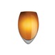 Firefrost Wall Sconce - Satin Nickel / Amber Firefrost Wall Sconce - Satin Nickel / Amber