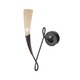 Virgins Single Wall Sconce - Rust / Amber Virgins Single Wall Sconce - Rust / Amber