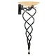 Antinea Wall Sconce - Rust / Amber