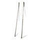 Zig Floor Lamp - Satin Nickel / 