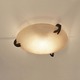 Solune Ceiling Flush Mount - Rust / Amber Solune Ceiling Flush Mount - Rust / Amber