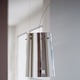 Sera Small S1 Suspension - Brushed Nickel / Black Crystal Sera Small S1 Suspension - Brushed Nickel / Black Crystal