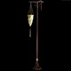 Cesendello Silk Floor Lamp - Antique Brass / Ivory Classic