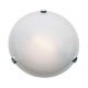 Nimbus Ceiling Flush Mount - Chrome / Frosted Nimbus Ceiling Flush Mount - Chrome / Frosted