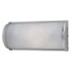 Rayon Wall Sconce - Brushed Steel / Frosted Rayon Wall Sconce - Brushed Steel / Frosted