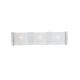 Onda Bath Bar - Brushed Steel / Frosted Onda Bath Bar - Brushed Steel / Frosted