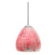 Mango Nuage Pendnant - Satin Nickel / Red Mango Nuage Pendnant - Satin Nickel / Red