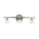 Sydney Bath Bar - Matte Chrome / Opal