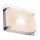 Vision Wall or Ceiling Mount - Brushed Steel / Frosted