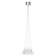 Starburst 7 Light Suspension - Satin Nickel / Clear/Violet