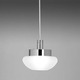 Ony S Pendant - Polished Chrome / Satin White