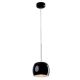 Caps Pendant - Chrome / Black Gloss Caps Pendant - Chrome / Black Gloss