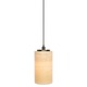 Onyx Cylinder Pendant - Bronze / Onyx