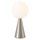 Bilia Table Lamp - Brushed Nickel / White Bilia Table Lamp - Brushed Nickel / White