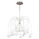 Rhapsody Chandelier - Chrome / White Rhapsody Chandelier - Chrome / White