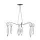 Creole De Toi Suspension - Satin Nickel / White Creole De Toi Suspension - Satin Nickel / White