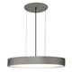 Vega Oval Suspension - Silver / White Vega Oval Suspension - Silver / White