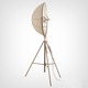Fortuny Floor Lamp - Titanium / Beige