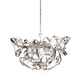 Delphinium Round Chandelier - Nickel / 