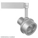 Alcyon Enclosed Step Spot MR16 Track Head - Matte White Alcyon Enclosed Step Spot MR16 Track Head - Matte White /