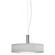 Duplo Suspension - Satin Nickel / Off White Duplo Suspension - Satin Nickel / Off White